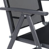 Folding Garden Chairs Aluminium 2 pieces
