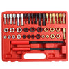Re Threading Tool Metric SAE Thread Restorer File Kit Tap and Die 42 pcs