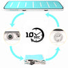 ZERRO Skyblue Air Track Tumbling Mat with Electric Pump