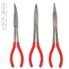 Extra Long Reach Nose Pliers Set 0-45-90° 3 pcs