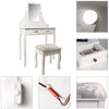 Dressing Table Modern with Rectangle LED Light -017