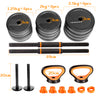 ZERRO Multifunctional Adjustable Weights Dumbbells & Kettle Set