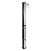 Solar Shower 40L Outdoor Silber Black
