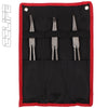 Extra Long Reach Nose Pliers Set 0-45-90° 3 pcs