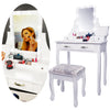 Dressing Table Modern with Rectangle LED Light -017