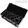 Deep Driver Impact Socket Set | Metric | CR-V | 6 Point | 22-50mm 10 pcs