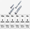 Molly Bolt Assortment Wall Anchor Kit 4/5/6 mm 40 pcs