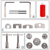 Universal Brake Caliper Rewind Tool Piston Spreader Wind Back Tool Kit 35 pcs