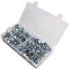 Hose Clamp Clips Assortment Galvanized 8-18 mm 135 pcs