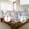 CCLIFE Bettgitter Bettschutzgitter 120 150 180 200cm Anti-Fall für Baby Kinder Babybettgitter Kinderbettgitter Sicherheitsschutz
