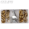 Tarpaulin Eyelet Grommet Repair Kit Assortment 103 pcs
