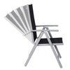 Folding Garden Chairs Aluminium 2 pieces