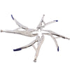 Locking Pliers Self Grip Plier Tool Set 125 150 180 250 mm 4 pcs