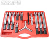Universal 2/3 Arms Bearing Puller Tool Set Internal External Extractor Kit 12 pcs