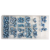 Grease Gun Nipple Fitting Assortment M6 M8 M10 110 pcs