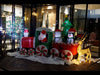 Inflatable Santa Claus LED Train Waterproof