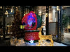 LED Santa Claus with snowfall