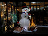 Self Inflating LED Snowman Polyester-Nylon
